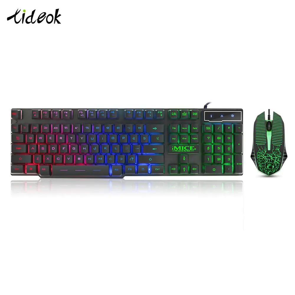 Backlit Gaming Keyboard And Mouse Set Waterproof Mechanical Keyboard USB Wired Work Computer Keyboard Office Mouse Combination
Backlit Gaming Keyboard And Mouse Set Waterproof Mechanical Keyboard USB Wired Work Computer Keyboard Office Mouse Combination