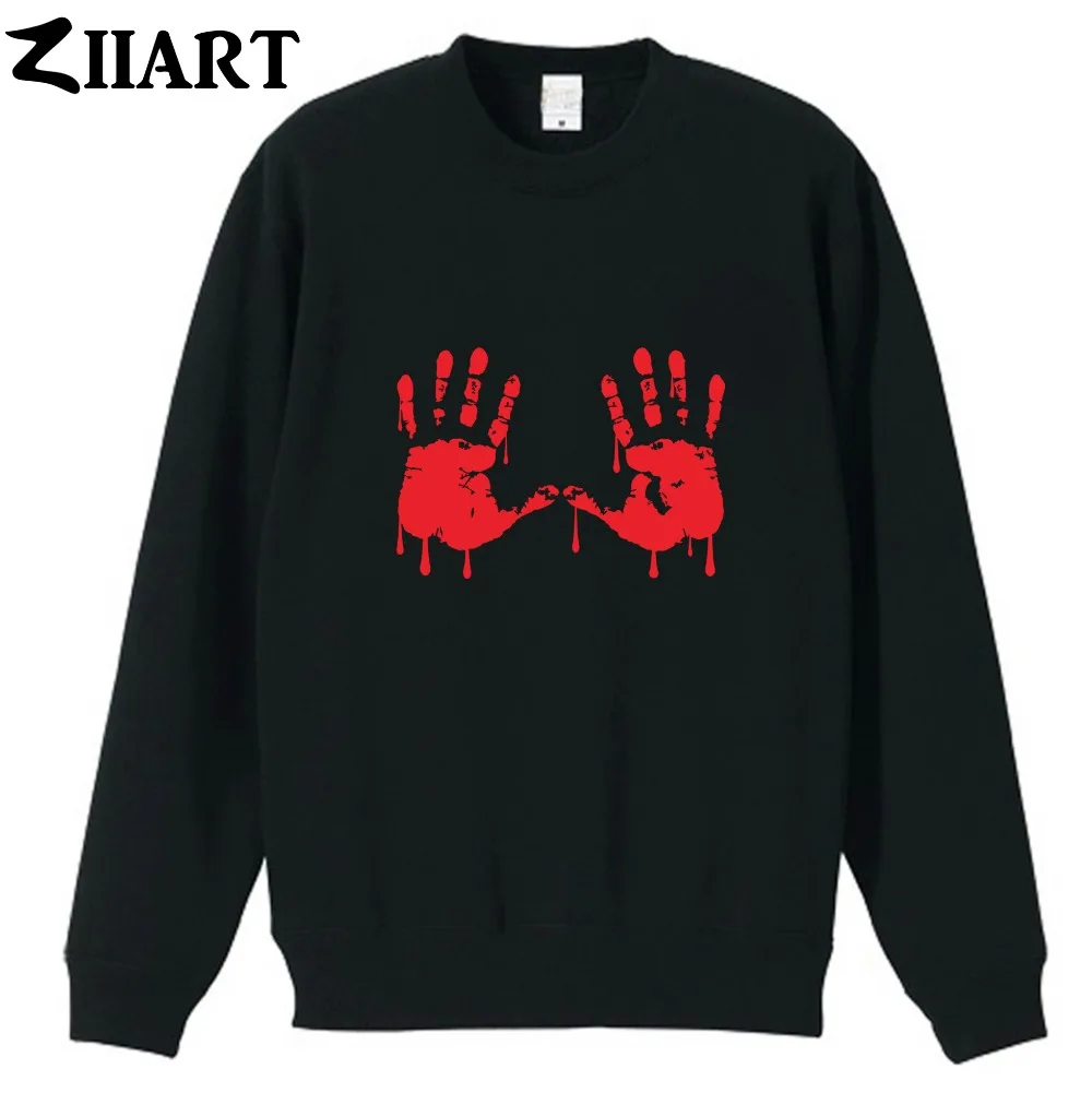 bloody hand printing zombie the walking dead couple clothes boys man male cotton autumn winter fleece Sweatshirt
bloody hand printing zombie the walking dead couple clothes boys man male cotton autumn winter fleece Sweatshirt