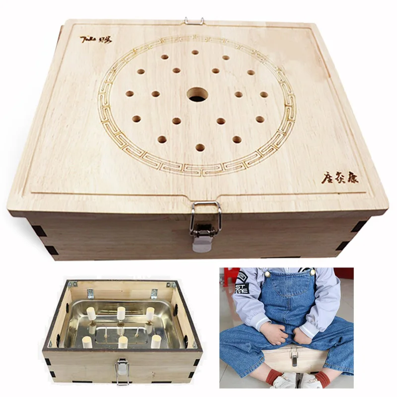 Bamboo Moxibustion Box Small Seat Sitting Position Acupoint Massage Moxa Burner Box with 5Year 108pcs Smokeless Moxibustion Roll
Bamboo Moxibustion Box Small Seat Sitting Position Acupoint Massage Moxa Burner Box with 5Year 108pcs Smokeless Moxibustion Roll