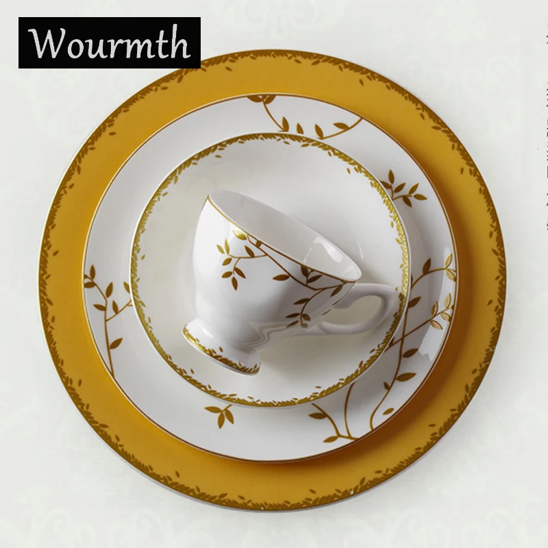 Набор посуды из фарфора Wourmth Bone набор в стиле вестерн керамические тарелки