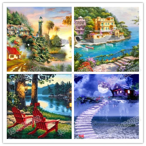 5D DIY Full Drill Diamond Painting Cross Stitch Sunset Sea Scenery Embroidery Rhinestones Home Decor Landscape Garden
5D DIY Full Drill Diamond Painting Cross Stitch Sunset Sea Scenery Embroidery Rhinestones Home Decor Landscape Garden