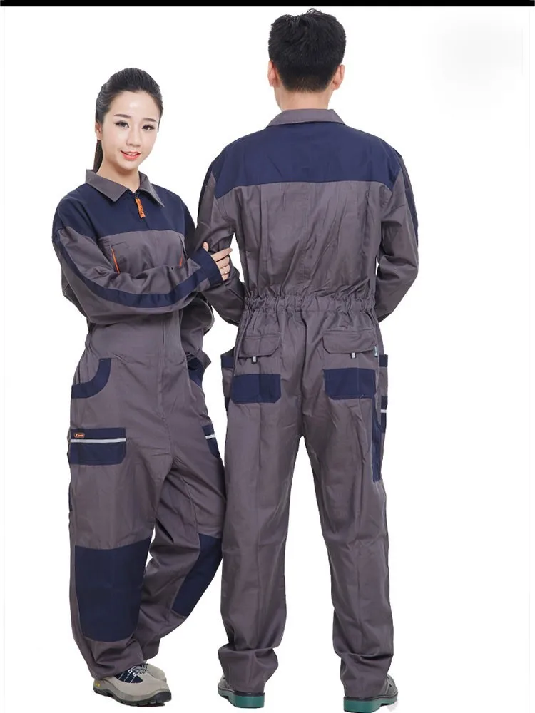 Mens Work Clothing Long Sleeve Coveralls High Quality Overalls Worker Repairman Machine Auto Repair Electric Welding Plus Size (6)