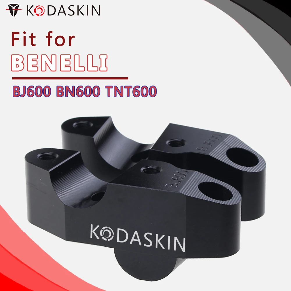 KODASKIN Motorcycle Handlebar Riser Handle Bar Clamp Extend Adapter Accessories for Benelli BJ600 BN600 TNT600
KODASKIN Motorcycle Handlebar Riser Handle Bar Clamp Extend Adapter Accessories for Benelli BJ600 BN600 TNT600
