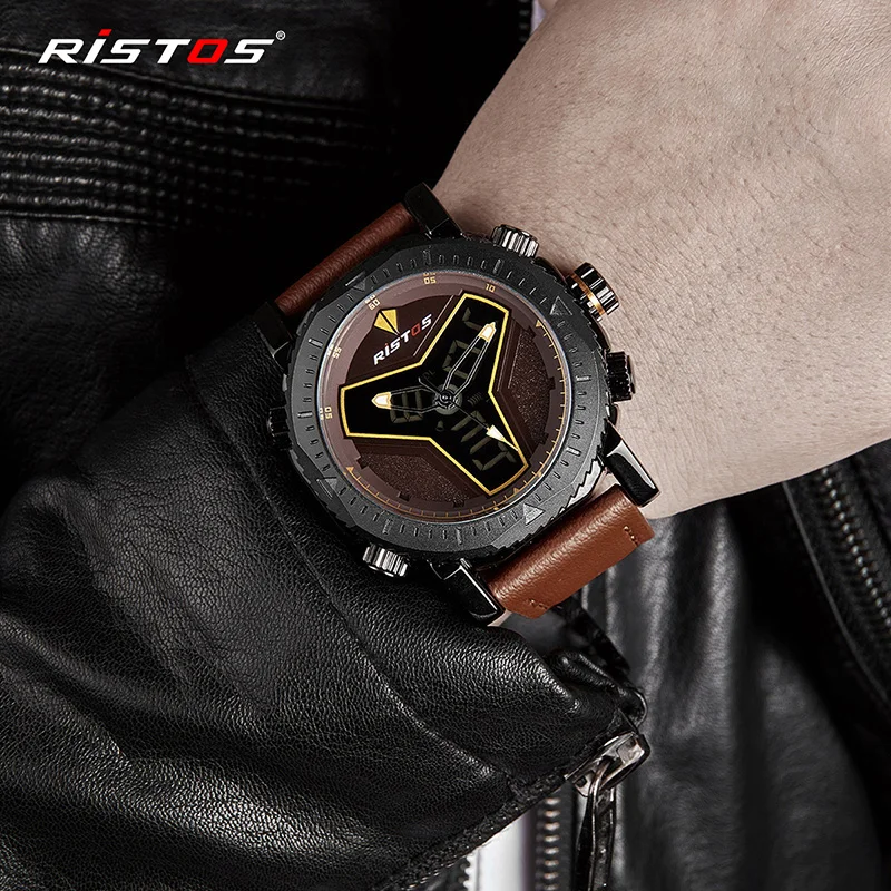 RISTOS Watch Men 2020 New Fashion Sport Chronograph Quartz Watches Military Watch Waterproof relogio masculino
RISTOS Watch Men 2020 New Fashion Sport Chronograph Quartz Watches Military Watch Waterproof relogio masculino