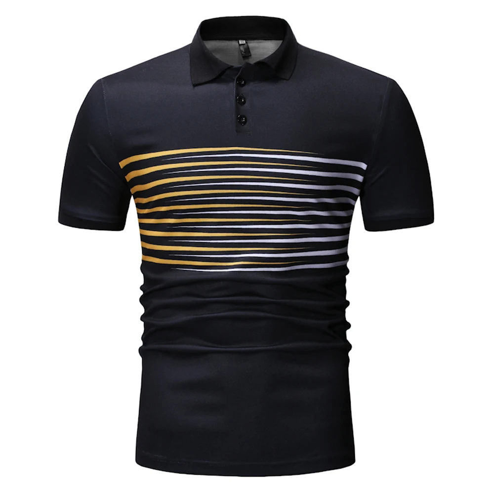 2019 Summer Stripe Printed Mens Polo Shirt Short Sleeve Casual Men Shirts Slim Fit Polo Casual Business Mens Polos Plus Size 3XL
2019 Summer Stripe Printed Mens Polo Shirt Short Sleeve Casual Men Shirts Slim Fit Polo Casual Business Mens Polos Plus Size 3XL
