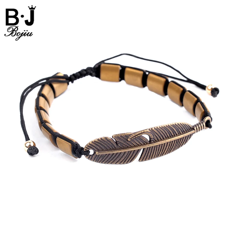 Bojiu Brand Natural Stone Silver Bar Leaves Antique Gold/Silver Pendant Square Stone knotted Adjustable Size Bracelet Men MBC54
Bojiu Brand Natural Stone Silver Bar Leaves Antique Gold/Silver Pendant Square Stone knotted Adjustable Size Bracelet Men MBC54
