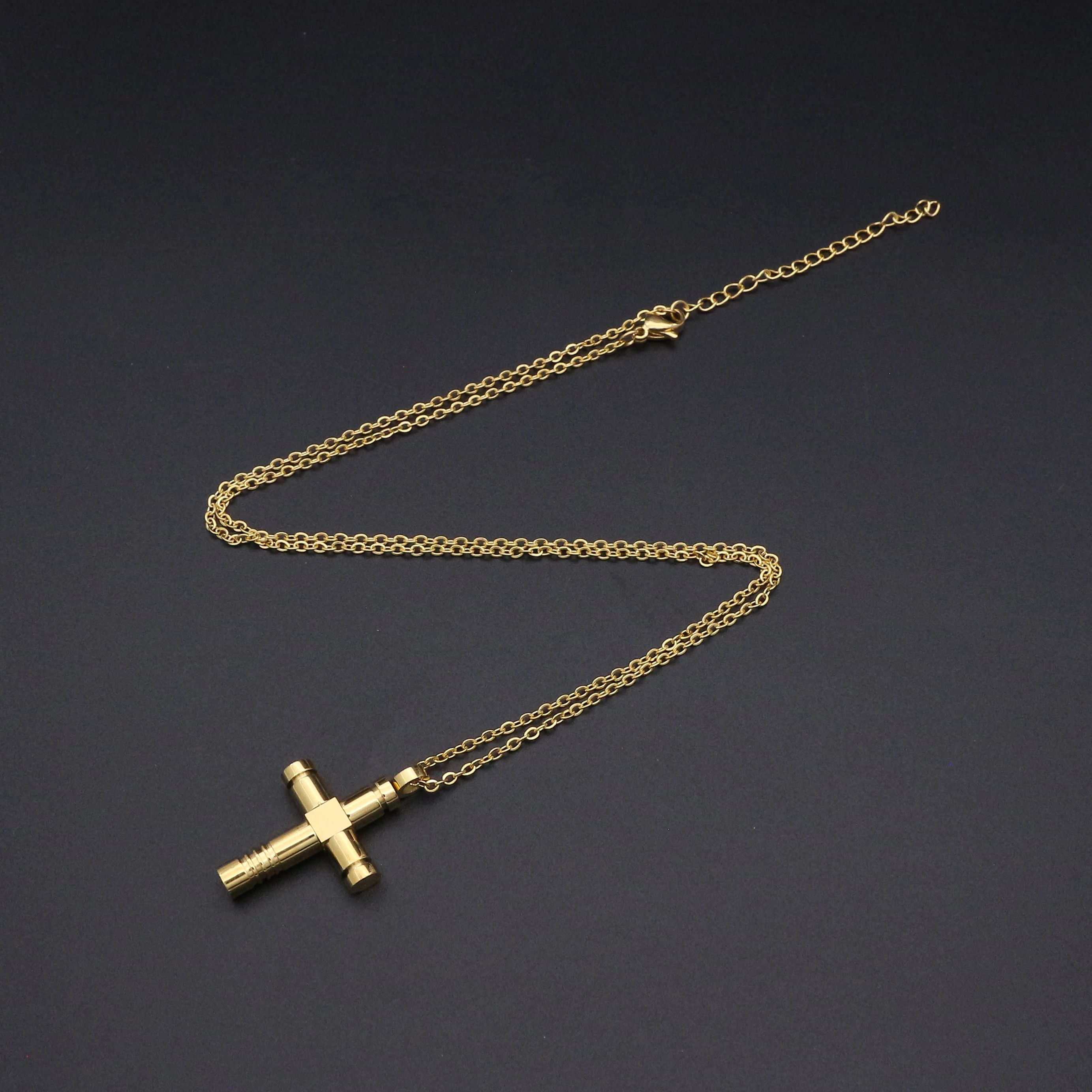 New Design Gold Color Pendants Cross Necklaces For Women Stainless Steel Women Necklaces Jewelry Friend Gift
New Design Gold Color Pendants Cross Necklaces For Women Stainless Steel Women Necklaces Jewelry Friend Gift