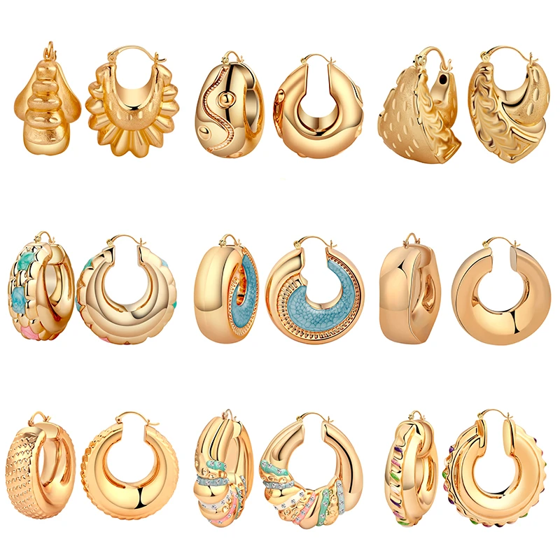 CWEEL Big Hoop Earrings Gold Color Fashion Earrings For Women 2019 Statement Wedding Party Hanging Earrings Female
CWEEL Big Hoop Earrings Gold Color Fashion Earrings For Women 2019 Statement Wedding Party Hanging Earrings Female