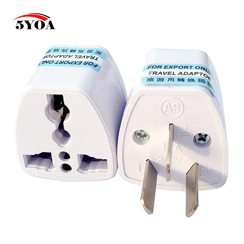 

Hight Quality Power Adapter Travel Adaptor 3 pin US/UK/EU to AU Converter Universal AU Plug Charger For Australia New Zealand