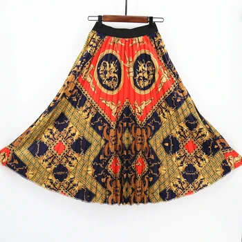 MNOGCC Cartoon Fashion Skirt Waist Skirt Women Elastic Waist Spring Summer Pleated Long Skirts Female
MNOGCC Cartoon Fashion Skirt Waist Skirt Women Elastic Waist Spring Summer Pleated Long Skirts Female