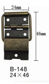 Description Picture 2 of item20pcs 24*46mm Green Bronze Hinges Jewelry Box Door Hinge Chain Wire antique wooden box hardware accessories jewelry wooden box