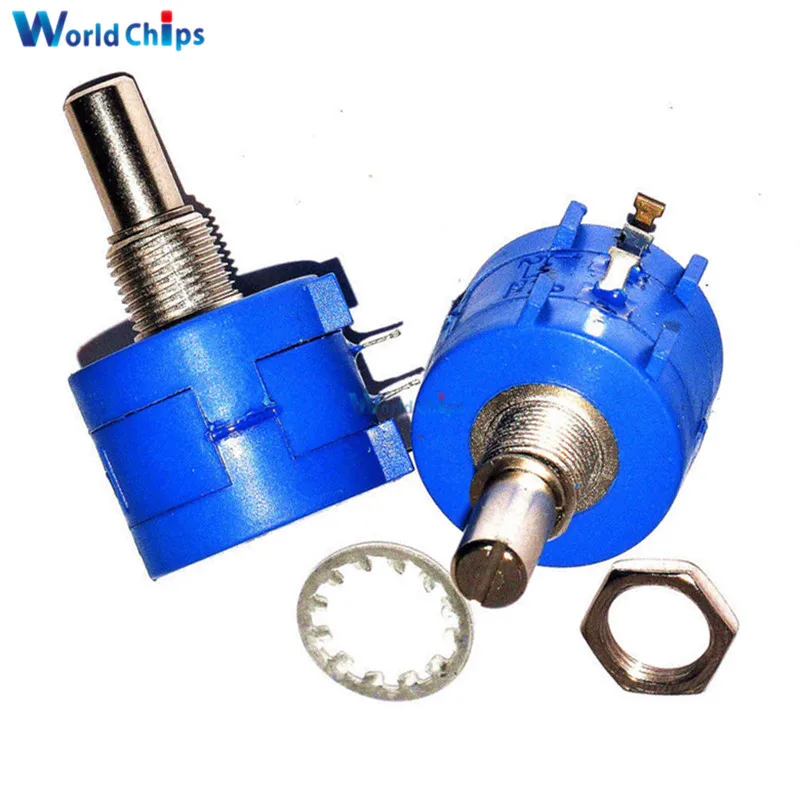 3590S-2-102L Rotary Wirewound Precision Potentiometer Pot 10 Turn 1K Ohm
3590S-2-102L Rotary Wirewound Precision Potentiometer Pot 10 Turn 1K Ohm