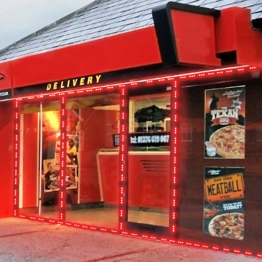 LED Module SMD 5050 3 LED DC12V Waterproof Advertisement Sign Letter Storefront Strip Lamp Modules Light Red Color (3)
