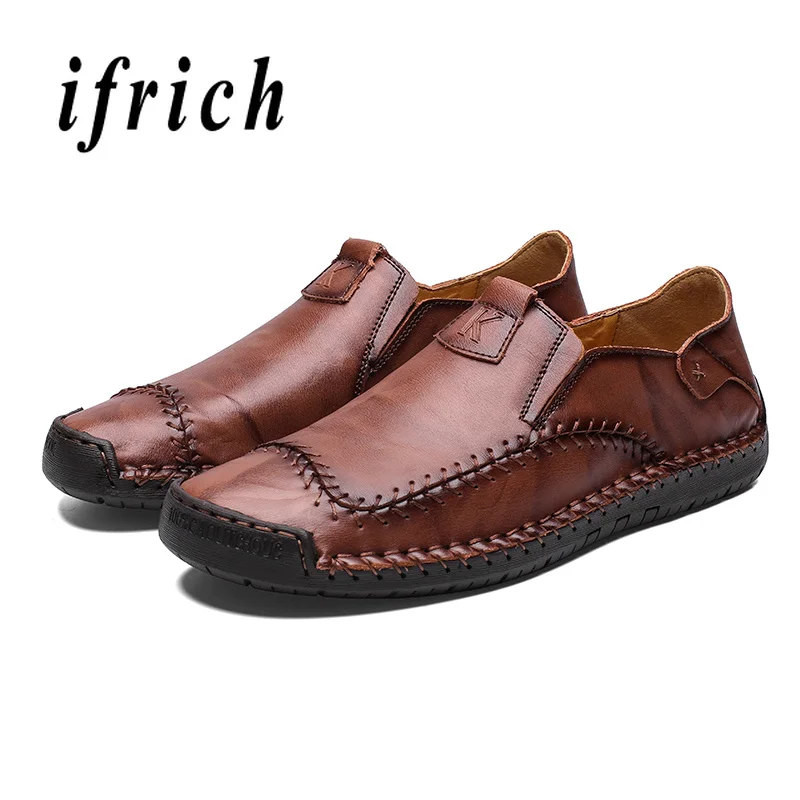 Man Casual Loafers Spring Autumn Mens Split Leather Loafers Black Brown Driving Male Loafers Slip-On Elegant Shoes For Men
Man Casual Loafers Spring Autumn Mens Split Leather Loafers Black Brown Driving Male Loafers Slip-On Elegant Shoes For Men