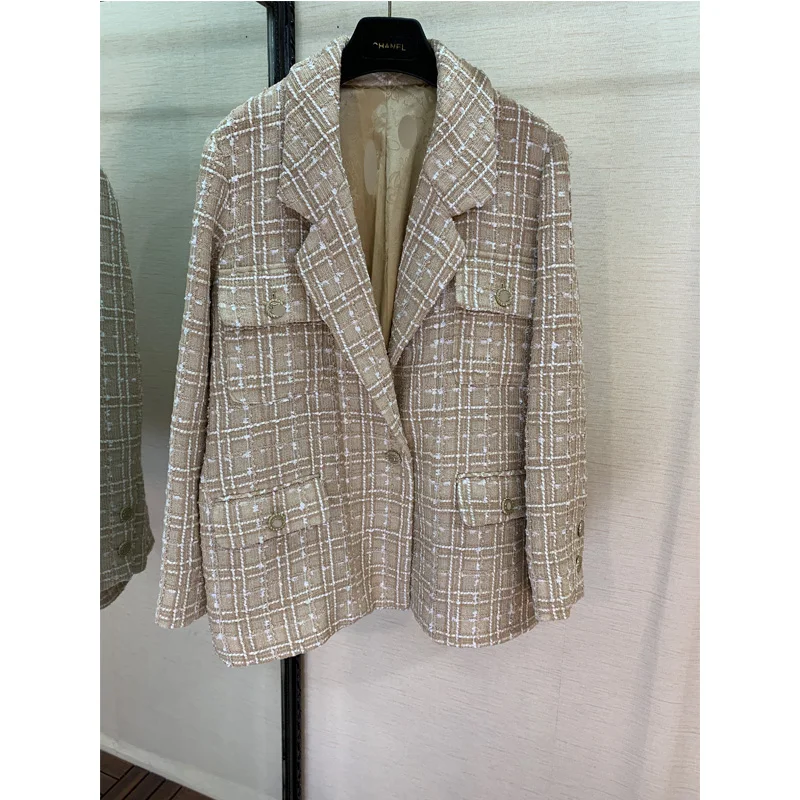 2019 Early Spring Holiday Series Advanced Customized Garments Yellow Four Pocket Women's Suit Jacket Casual Fashion
2019 Early Spring Holiday Series Advanced Customized Garments Yellow Four Pocket Women's Suit Jacket Casual Fashion