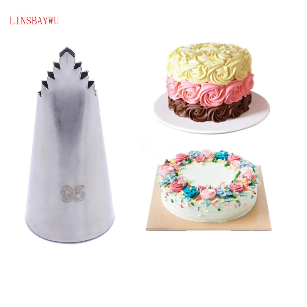 #95 Leaves Tube Decorating Tip Icing Fondant Piping Nozzles Pastry Tools Stainless Steel Flower Tips Dessert Decorators
#95 Leaves Tube Decorating Tip Icing Fondant Piping Nozzles Pastry Tools Stainless Steel Flower Tips Dessert Decorators