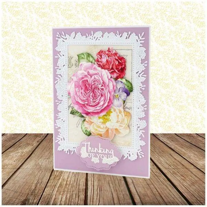 YaMinSanNiO1 Pcs/lot Metal Cutting Dies Scrapbooking For Card Making DIY Embossing Cuts New Craft Colored flowers Photo Frame
YaMinSanNiO1 Pcs/lot Metal Cutting Dies Scrapbooking For Card Making DIY Embossing Cuts New Craft Colored flowers Photo Frame