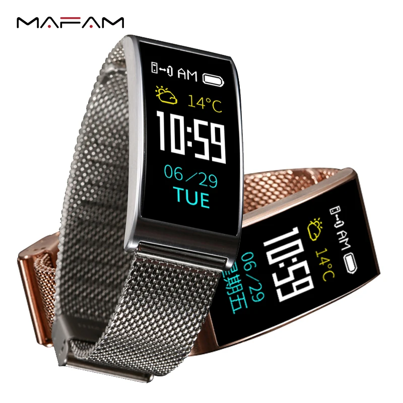 MAFAM X3 Metal Smart Watch Women Men Fitness Sleep Tracker Pedometer Blood Pressure Heart Rate Waterproof Smart Bracelet Watch
MAFAM X3 Metal Smart Watch Women Men Fitness Sleep Tracker Pedometer Blood Pressure Heart Rate Waterproof Smart Bracelet Watch