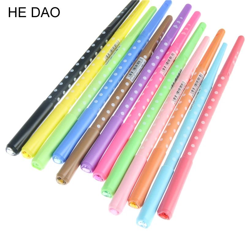 12 Colors Beautiful Rainbow Gel Pen Dot & Dots Cute Pen Stationery Caneta Papelaria Gift Office Material Escolar School Supplies
12 Colors Beautiful Rainbow Gel Pen Dot & Dots Cute Pen Stationery Caneta Papelaria Gift Office Material Escolar School Supplies