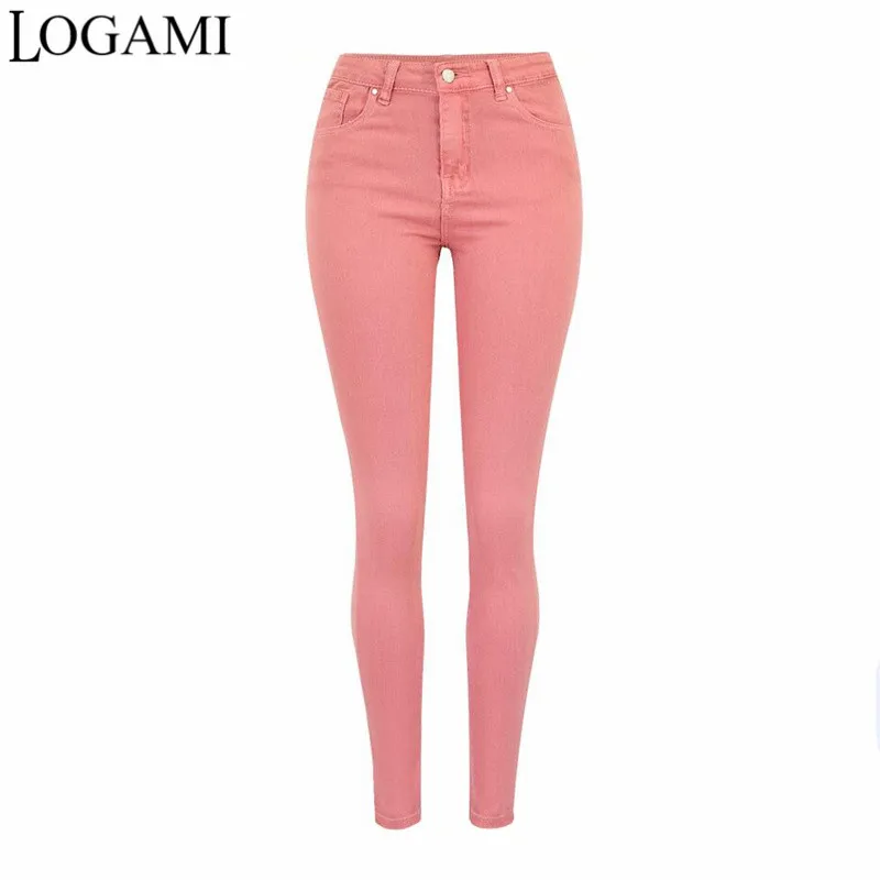 LOGAMI High Waist Skinny Jeans Woman Candy Color Ladies Denim Jeans Womens Pencil Jean Pants
LOGAMI High Waist Skinny Jeans Woman Candy Color Ladies Denim Jeans Womens Pencil Jean Pants
