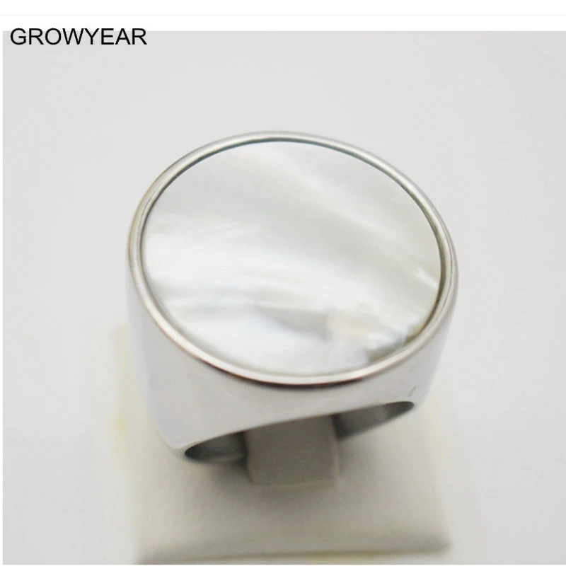 Big Stainless Steel Round Stone Rings Women Cocktail Party Jewelry Silver White Opal Ring Size 6 7 8 9
Big Stainless Steel Round Stone Rings Women Cocktail Party Jewelry Silver White Opal Ring Size 6 7 8 9