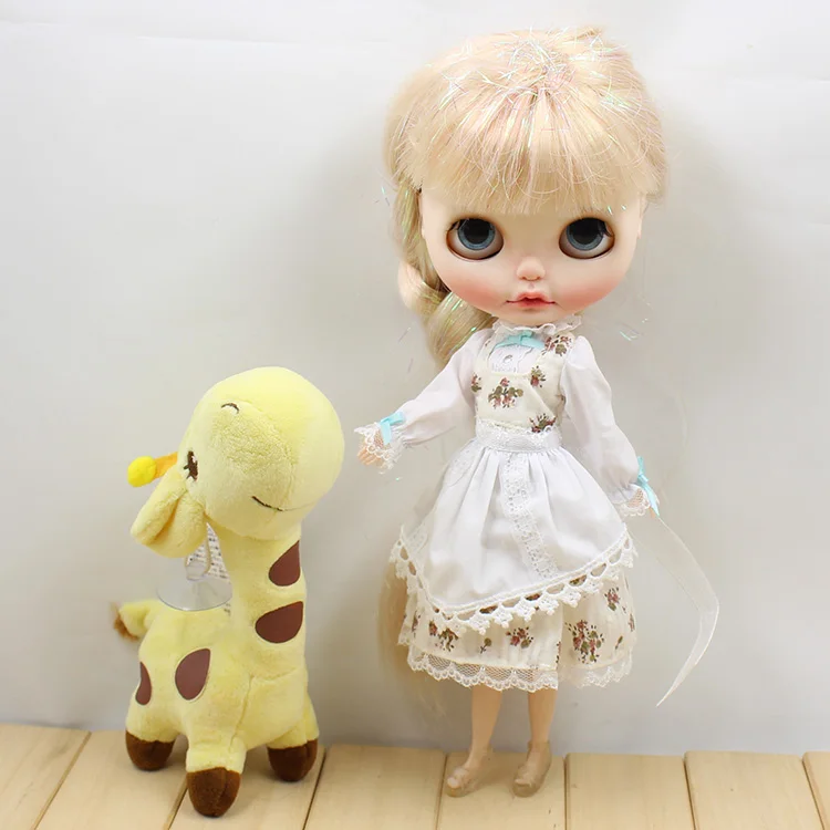 Новое Белое Цветочное платье для 1/6 Blyth AZONE Licca Chole аксессуары одежды кукол костюмы