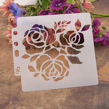 13cm 5.1" Rose Flower 3 DIY Layering Stencils Wall Painting Scrapbook Coloring Embossing Album Decorative Paper Card Template
13cm 5.1" Rose Flower 3 DIY Layering Stencils Wall Painting Scrapbook Coloring Embossing Album Decorative Paper Card Template