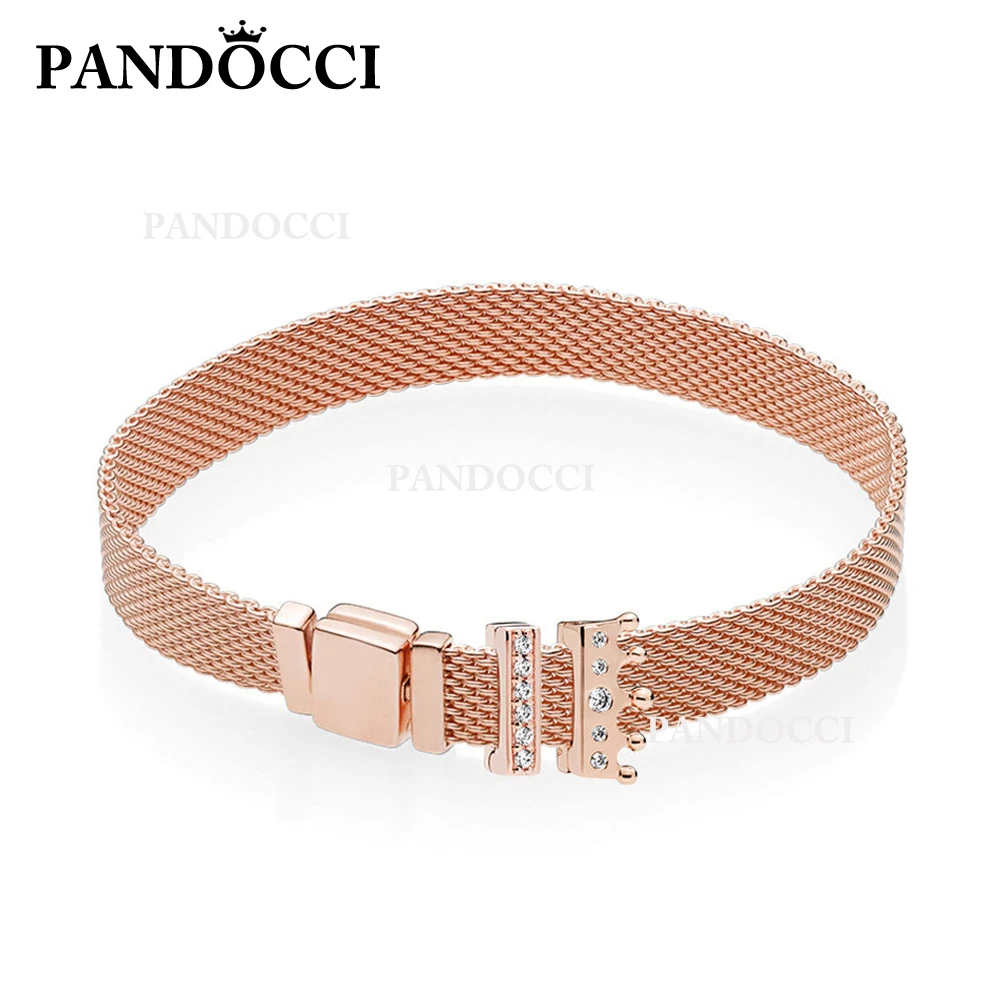 PANDOCCI 100% 925 Sterling Silver Crown Clip Charm Timeless Clip Charm RAU0529 Rose Reflexions Sparkling Royal Bracelet Set
PANDOCCI 100% 925 Sterling Silver Crown Clip Charm Timeless Clip Charm RAU0529 Rose Reflexions Sparkling Royal Bracelet Set