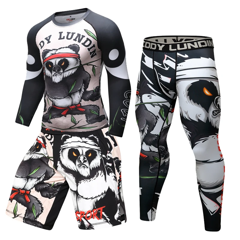 Brand New Men's Tracksuit 3D Prints Tight Rash Guard Compression Sport Suit Men MMA Running Body Building Top Fitness Sport Set
Brand New Men's Tracksuit 3D Prints Tight Rash Guard Compression Sport Suit Men MMA Running Body Building Top Fitness Sport Set