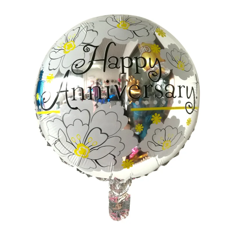 The new 18-inch round Happy Anniversary balloons Wedding holiday party decoration balloon toys for children wholesale
The new 18-inch round Happy Anniversary balloons Wedding holiday party decoration balloon toys for children wholesale