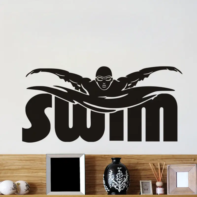 Health Fitness Sports Wall Stickers Swim Lettering Silhouette Home Removable Viny Sport Boy Wall GYM Decorative DecalSA018
Health Fitness Sports Wall Stickers Swim Lettering Silhouette Home Removable Viny Sport Boy Wall GYM Decorative DecalSA018