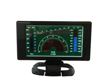 5" LCD 4 in1 12V- 24V Heavy Duty Diesel Vehicle Measure 0-30V VOLT RPM WATER TEMP OIL PRESS car auto gauge LED auto gauge
5" LCD 4 in1 12V- 24V Heavy Duty Diesel Vehicle Measure 0-30V VOLT RPM WATER TEMP OIL PRESS car auto gauge LED auto gauge