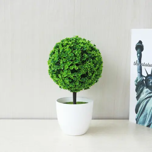 New Artificial Flower Fake Bonsai Ball Shape Plants For Wedding Party Desk Decor Silk Flower
New Artificial Flower Fake Bonsai Ball Shape Plants For Wedding Party Desk Decor Silk Flower