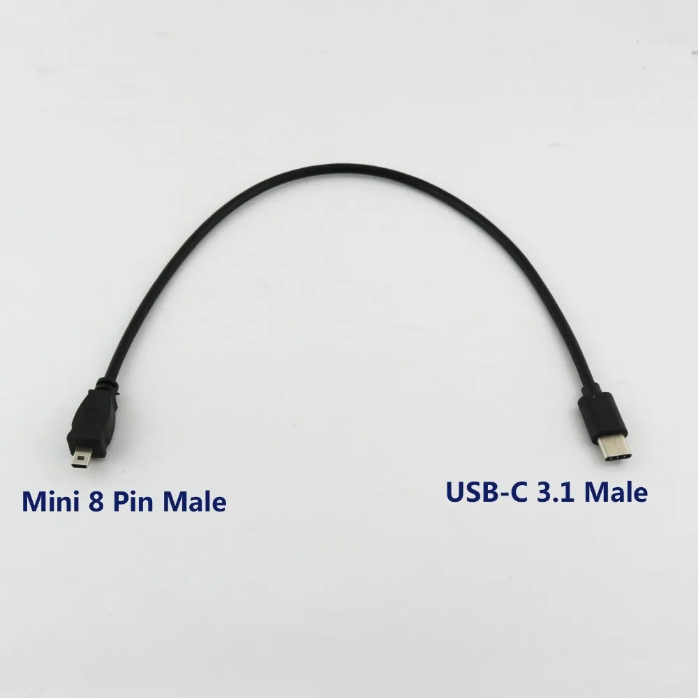 10pcs 30cm USB Type-C 3.1 Male to MINI 8 PIN Male USB 2.0 OTG Cable For Nikon Camera
10pcs 30cm USB Type-C 3.1 Male to MINI 8 PIN Male USB 2.0 OTG Cable For Nikon Camera