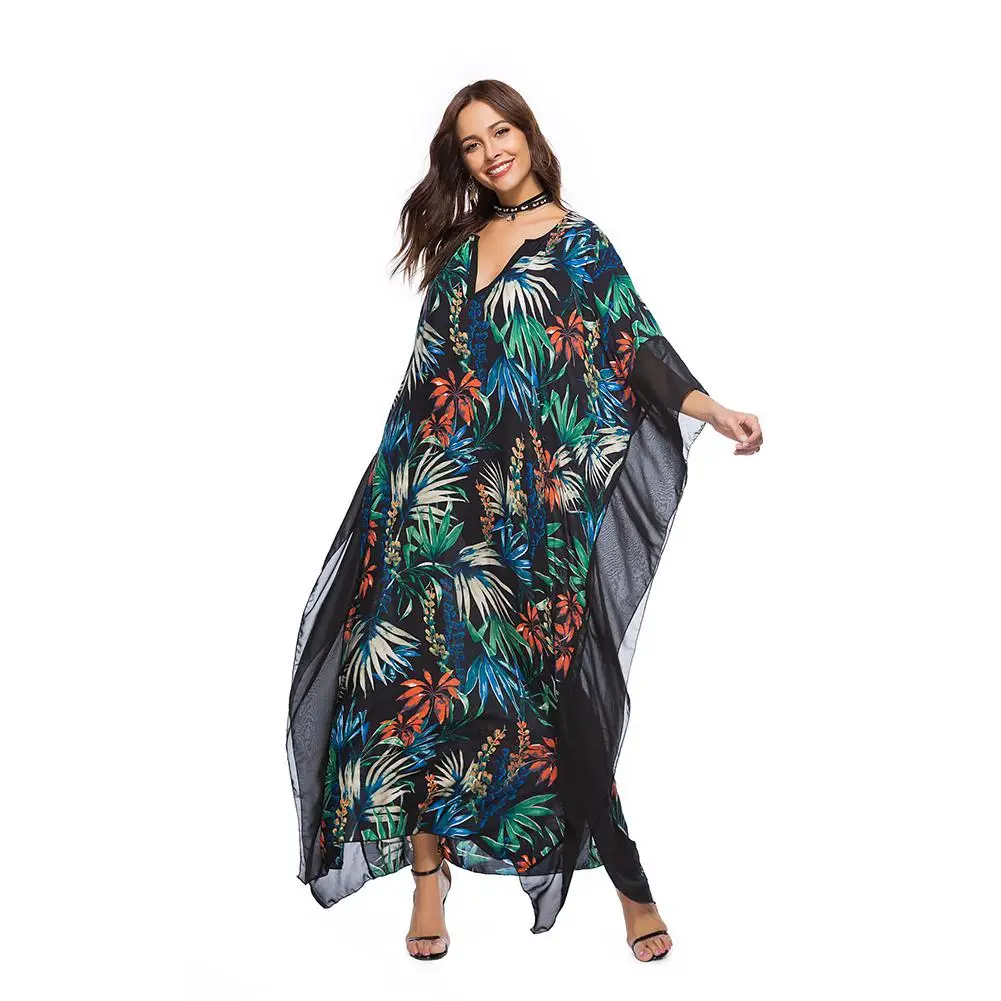 2019 New Yfashion Women Printing Batwing Sleeve V Collar Loose Long Casual Maxi Dress
2019 New Yfashion Women Printing Batwing Sleeve V Collar Loose Long Casual Maxi Dress