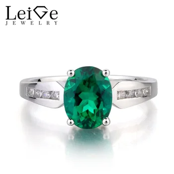 Leige Jewelry May Birthstone Lab Emerald Ring Wedding Ring Oval Cut Green Gemstone Ring 925 Sterling Silver Ring Gifts for Women
Leige Jewelry May Birthstone Lab Emerald Ring Wedding Ring Oval Cut Green Gemstone Ring 925 Sterling Silver Ring Gifts for Women