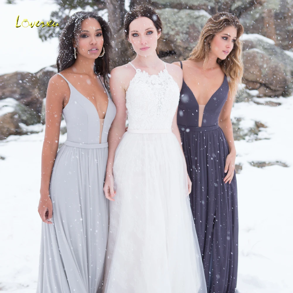 Loverxu Vestido De Festa Longo V Neck Beach Bridesmaid Dresses 2018 Sexy Spaghetti Straps Chiffon Wedding Party Dress Plus Size
Loverxu Vestido De Festa Longo V Neck Beach Bridesmaid Dresses 2018 Sexy Spaghetti Straps Chiffon Wedding Party Dress Plus Size