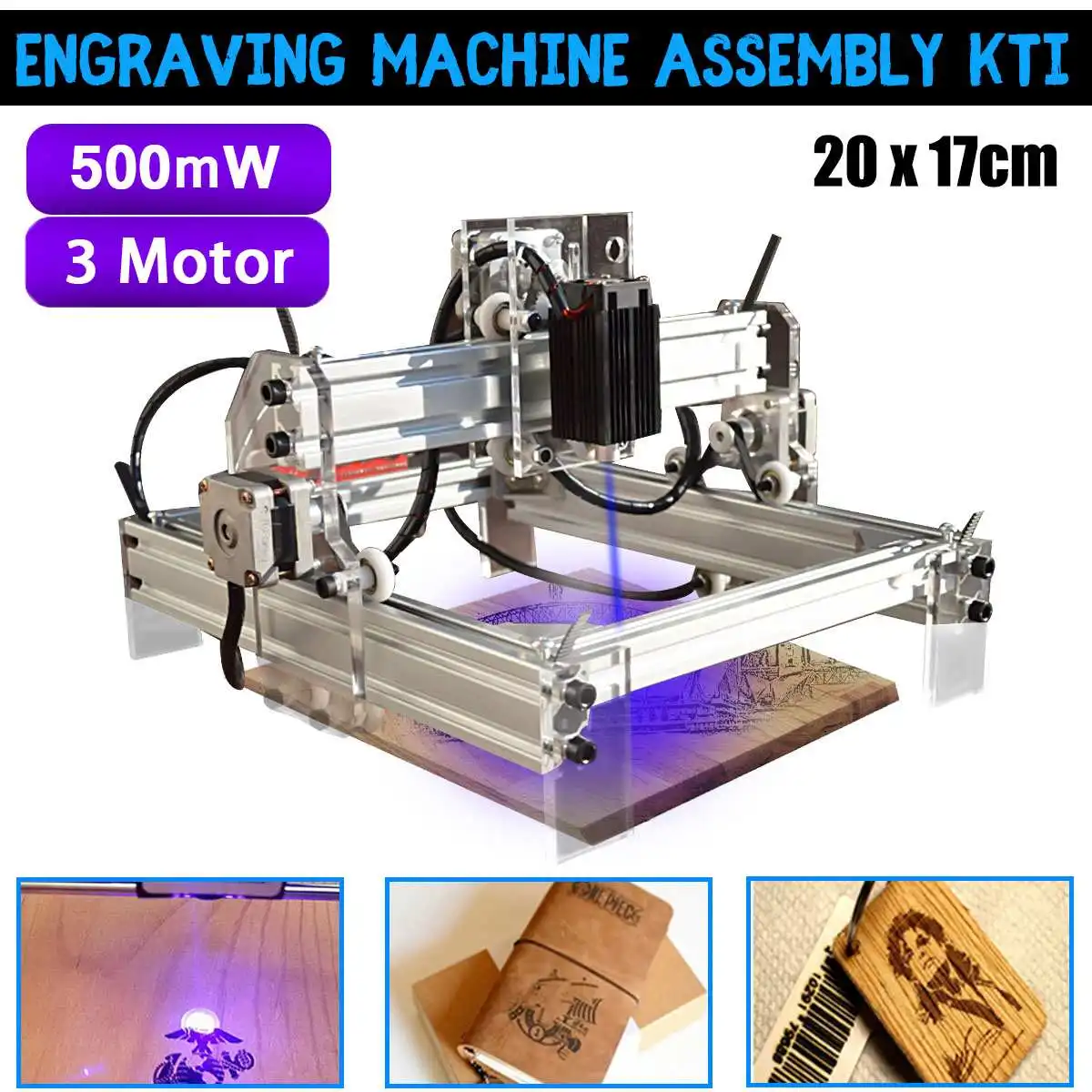500mw Desktop Laser Engraving Engraver Machine Kit DIY Cutter Printer 20x17cm Milling Machine wood router
500mw Desktop Laser Engraving Engraver Machine Kit DIY Cutter Printer 20x17cm Milling Machine wood router