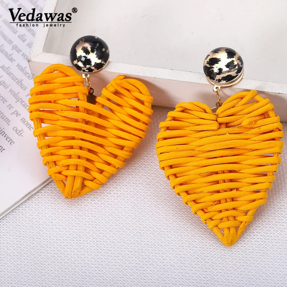 Vedawas Maxi Heart Earrings Pendientes Dangle Yellow Heart Drop Earrings for Women Festival Party Gifts Oorbellen xg2643
Vedawas Maxi Heart Earrings Pendientes Dangle Yellow Heart Drop Earrings for Women Festival Party Gifts Oorbellen xg2643