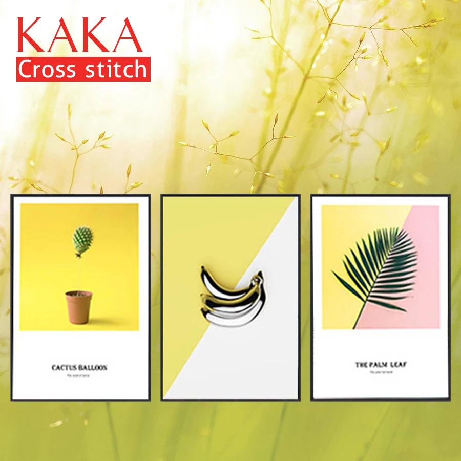KAKA Cross stitch kits,5D Triplets Minimalism Plant,Embroidery needlework sets with printed pattern,11CT canvas,Home Decor Paint
KAKA Cross stitch kits,5D Triplets Minimalism Plant,Embroidery needlework sets with printed pattern,11CT canvas,Home Decor Paint