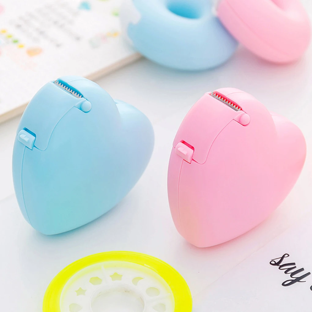 Heart Shape Cartoon Tape Cutter Lovely Candy Color Tape Dispenser Crafts Stationery Office Supplies Fashion
Heart Shape Cartoon Tape Cutter Lovely Candy Color Tape Dispenser Crafts Stationery Office Supplies Fashion