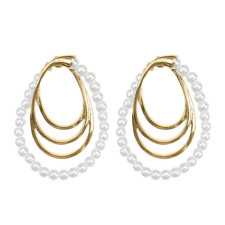 Geometry Irregular Circle Metal Pearl Drop Earring for Women Exaggerated Personality Punk Dangle Tassel Earring Earrings Jewelry
Geometry Irregular Circle Metal Pearl Drop Earring for Women Exaggerated Personality Punk Dangle Tassel Earring Earrings Jewelry
