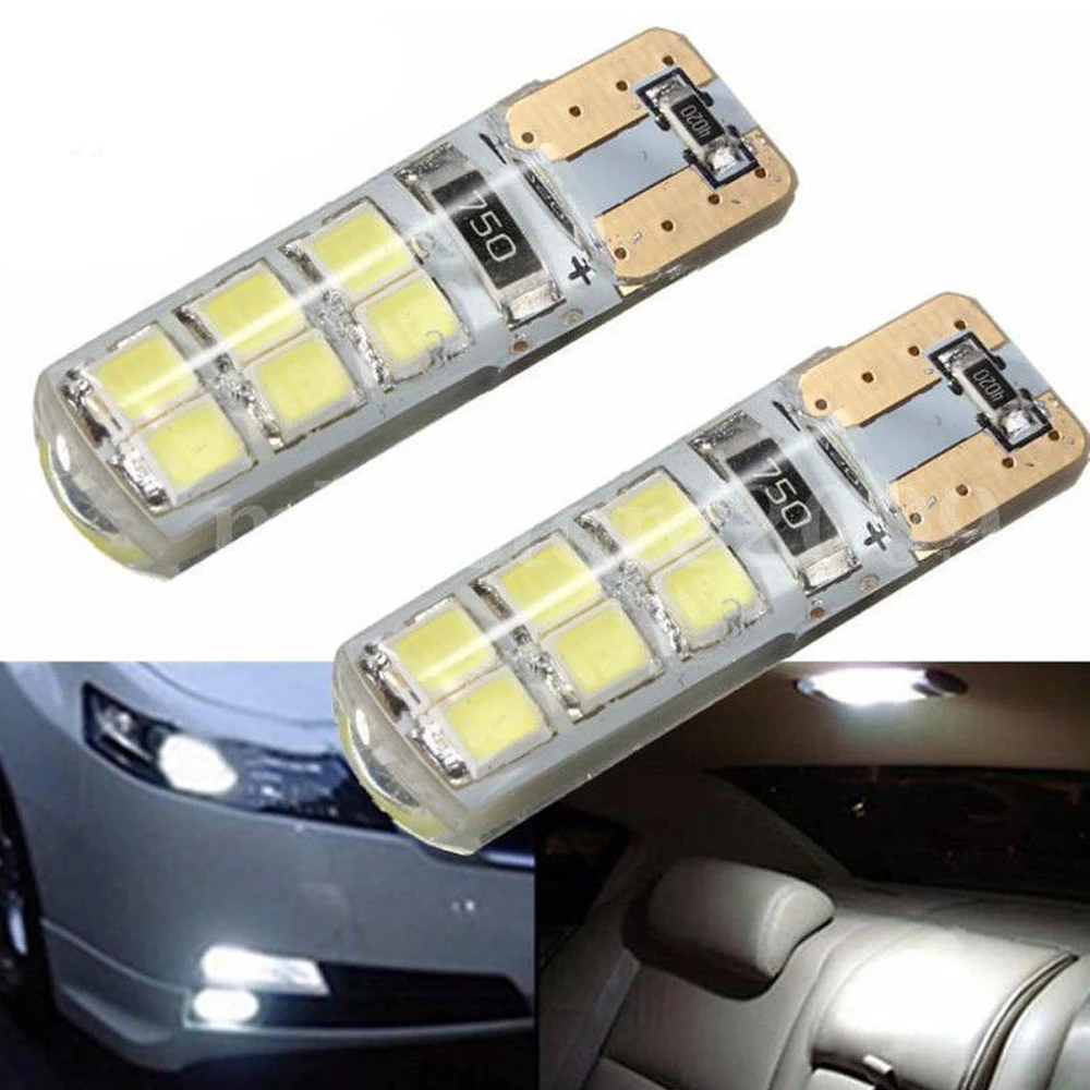 2x T10 W5W LED Bulb 168 194 2835 12SMD Car Marker Lights Super Bright Wedge Turn Side Lamp 12V Auto Interior Lights Trunk Light
2x T10 W5W LED Bulb 168 194 2835 12SMD Car Marker Lights Super Bright Wedge Turn Side Lamp 12V Auto Interior Lights Trunk Light