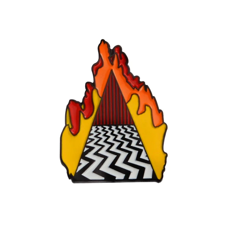 Triangle Fire Metal Enamel Brooch Personality Stage Stage Badge Pin Trendy Unique Costume Backpack Jewelry Accessories Gift
Triangle Fire Metal Enamel Brooch Personality Stage Stage Badge Pin Trendy Unique Costume Backpack Jewelry Accessories Gift