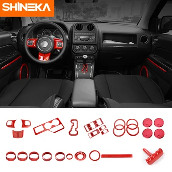 SHINEKA Interior Mouldings Red Air Condition Cup Holder Gear Shift Panel Stickers For Jeep Patriot 11-16/For Jeep Compass 08-16
SHINEKA Interior Mouldings Red Air Condition Cup Holder Gear Shift Panel Stickers For Jeep Patriot 11-16/For Jeep Compass 08-16