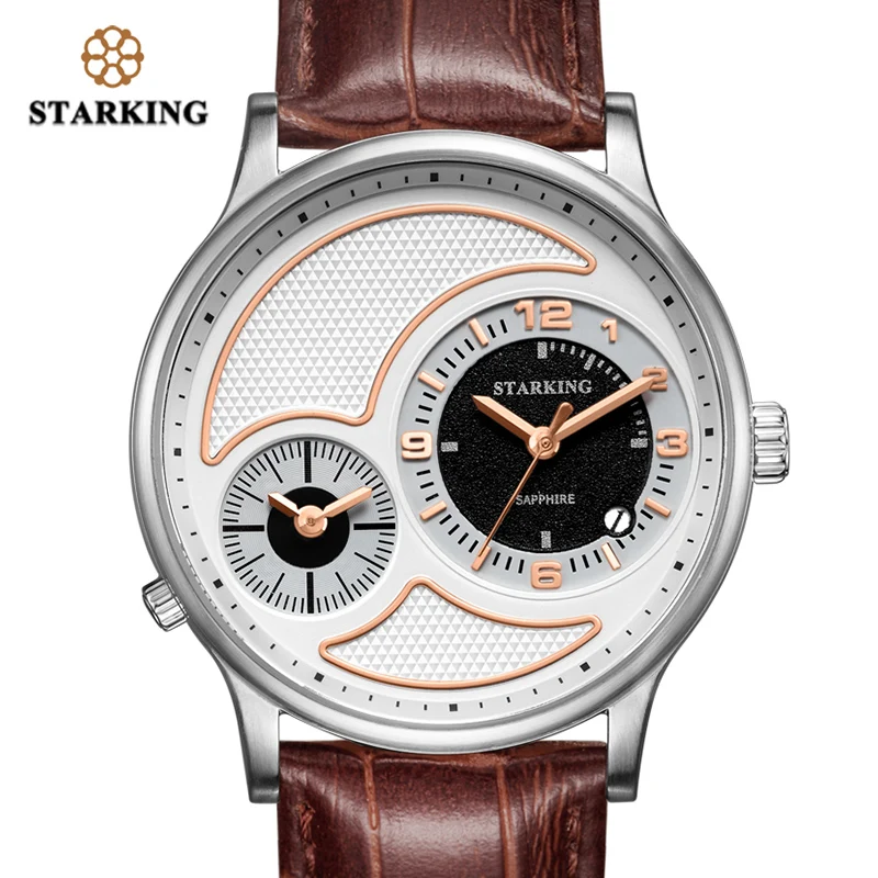 STARKING Original Brand Watch Men sapphire crystal genuine leather 3atm Waterproof Business Men WristWatch Timepieces AM0964
STARKING Original Brand Watch Men sapphire crystal genuine leather 3atm Waterproof Business Men WristWatch Timepieces AM0964