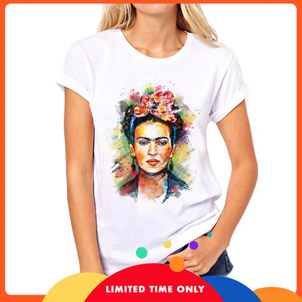 Frida Dreamy Printed T Shirt Female Gothic Style Clothes White Modal Graphic Tshirt Hipster Hip Hop Round Neck Tops Bohemian
Frida Dreamy Printed T Shirt Female Gothic Style Clothes White Modal Graphic Tshirt Hipster Hip Hop Round Neck Tops Bohemian