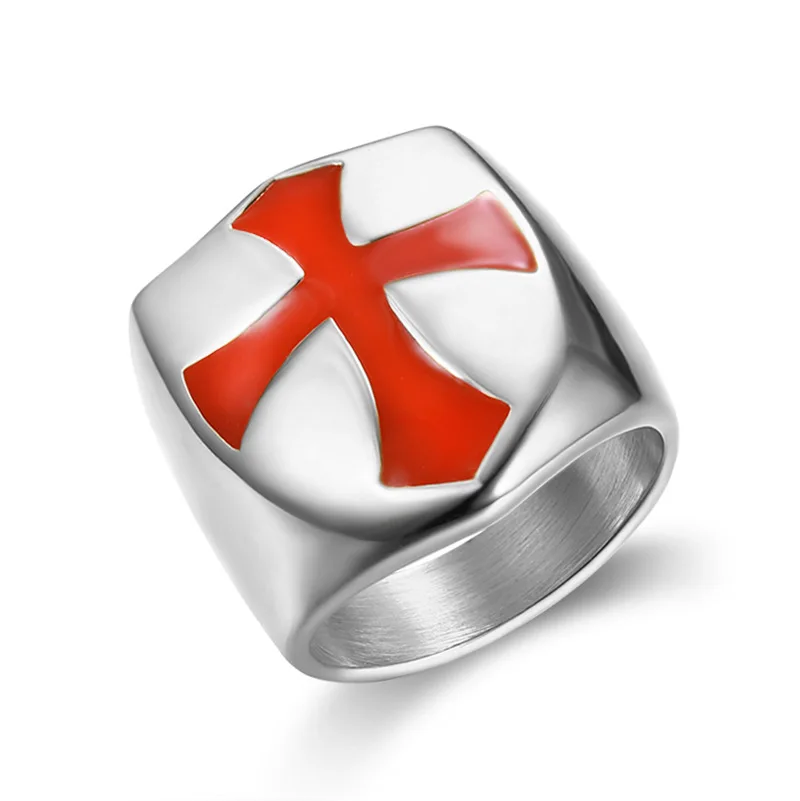 Hot Sale Silver Color Gold Color Templar Knight Cross Biker Ring Punk Rock Men's Jewelry Size7-14
Hot Sale Silver Color Gold Color Templar Knight Cross Biker Ring Punk Rock Men's Jewelry Size7-14