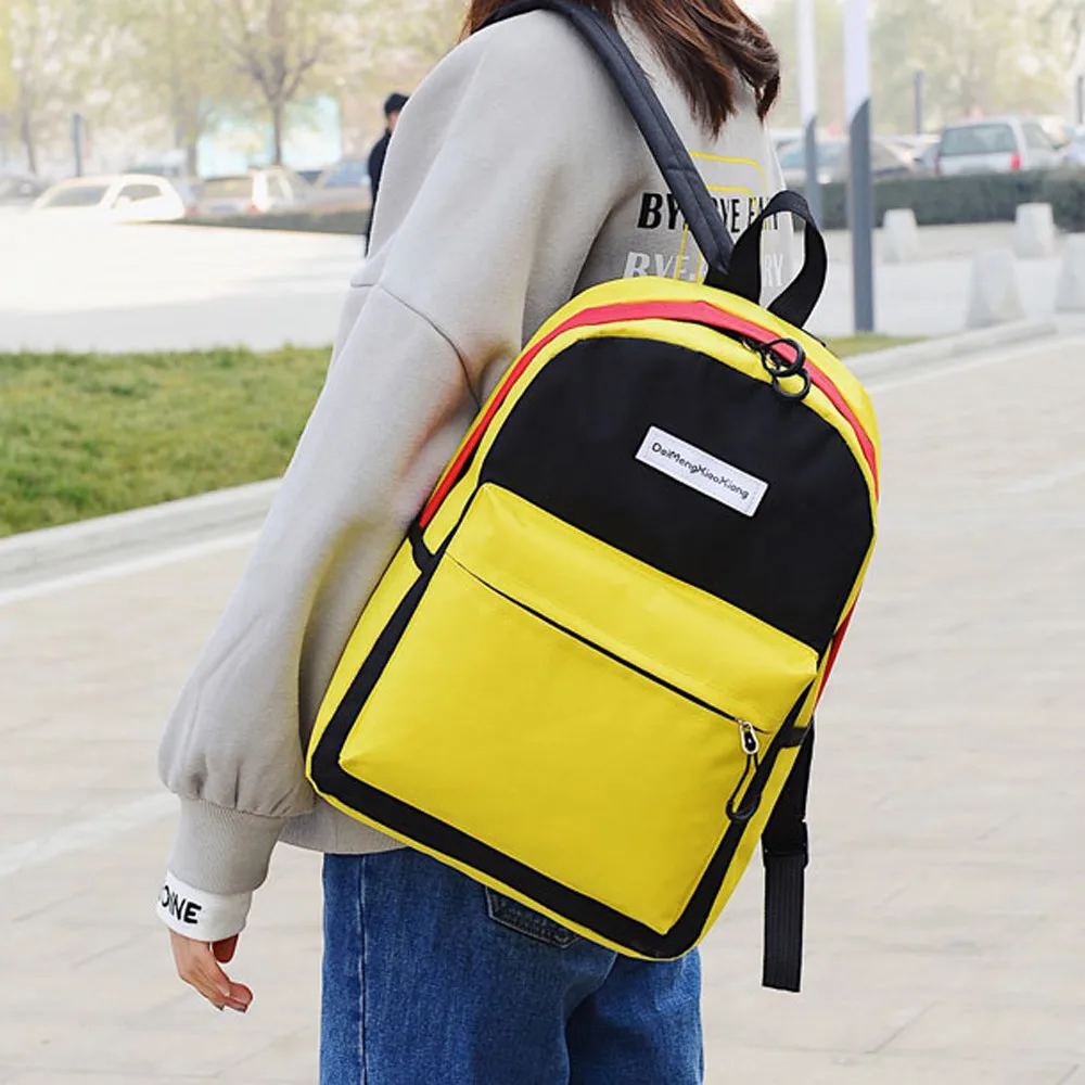 xiniu Couple Schoolbag Travel Hiking Bag Color Block Backpack Collection Luminous Bag backpack women travel #4
xiniu Couple Schoolbag Travel Hiking Bag Color Block Backpack Collection Luminous Bag backpack women travel #4