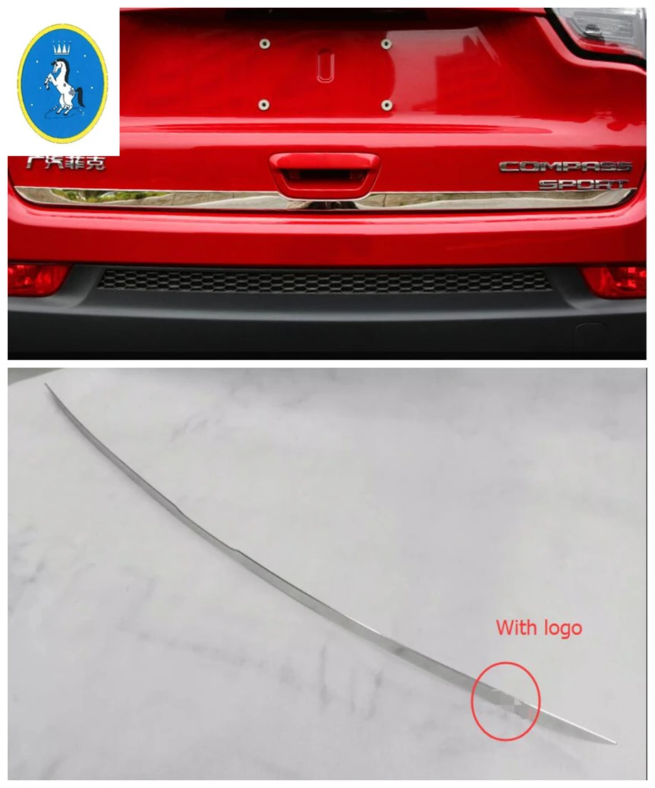 Yimaautotrims Rear Tailgate Trunk Lid Strip Cover Trim Kit Accessories Fit For Jeep Compass 2017 2018 2019 / Stainless Steel
Yimaautotrims Rear Tailgate Trunk Lid Strip Cover Trim Kit Accessories Fit For Jeep Compass 2017 2018 2019 / Stainless Steel